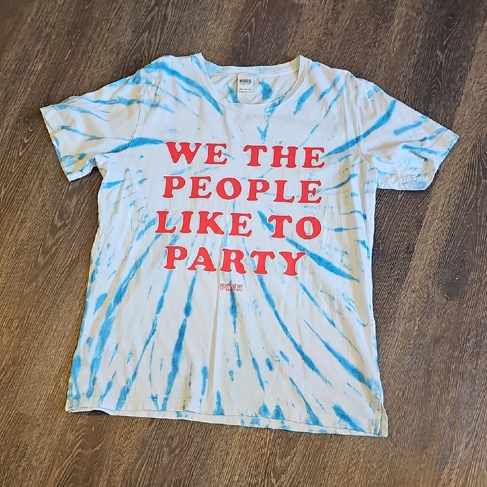 PINK Tie-Dye Party T-Shirt